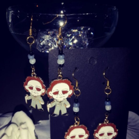 earring , boucle d'oreille , michael - Picture 3 of 4